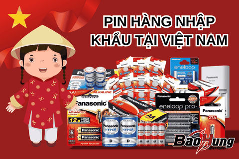 Pin Hàng Nhập Khẩu Tại Việt Nam