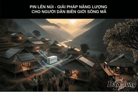 Pin Lên Núi – Giải Pháp Năng Lượng Cho Người Dân Biên Giới Sông Mã