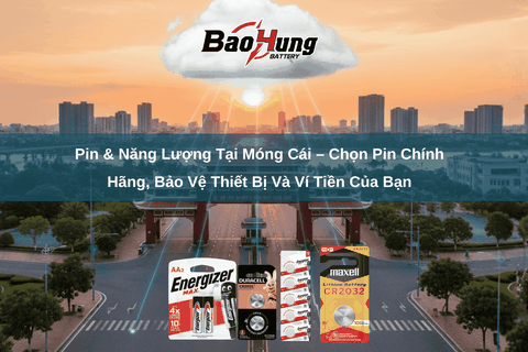 Pin & Năng Lượng Tại Móng Cái – Chọn Pin Chính Hãng, Bảo Vệ Thiết Bị Và Ví Tiền Của Bạn