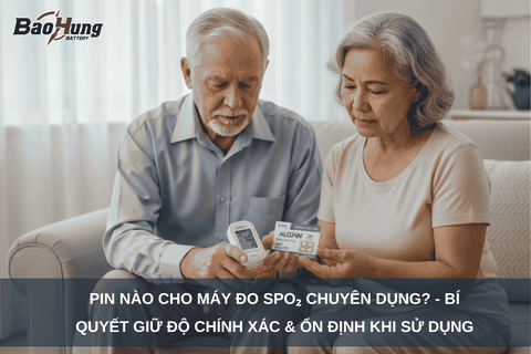 Pin Nào Cho Máy Đo SpO₂ Chuyên Dụng? – Bí Quyết Giữ Độ Chính Xác & Ổn Định Khi Sử Dụng