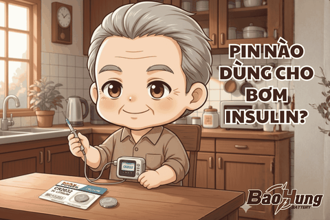 Pin Nào Dùng Cho Bơm Insulin?