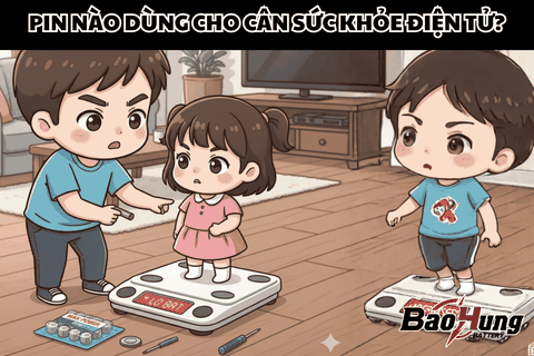 Pin Nào Dùng Cho Cân Sức Khỏe Điện Tử?