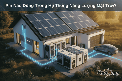 Pin Nào Dùng Trong Hệ Thống Năng Lượng Mặt Trời?