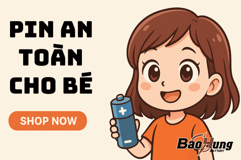 Pin Nào Ít Độc Hại Cho Trẻ Em? Cha Mẹ Nên Biết Để Bảo Vệ Bé Yêu!