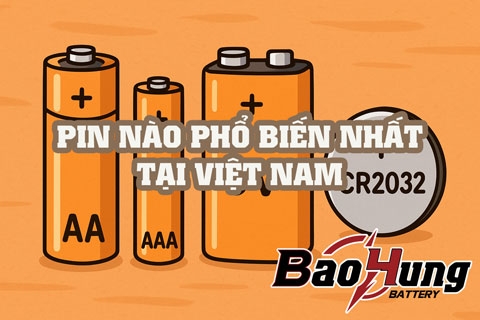 Pin Nào Phổ Biến Nhất Tại Việt Nam?