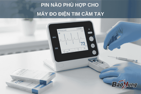 Pin Nào Phù Hợp Cho Máy Đo Điện Tim Cầm Tay?