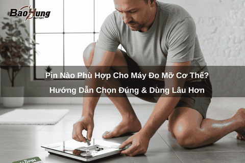 Pin Nào Phù Hợp Cho Máy Đo Mỡ Cơ Thể? Hướng Dẫn Chọn Đúng & Dùng Lâu Hơn
