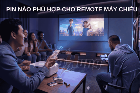 Pin Nào Phù Hợp Cho Remote Máy Chiếu?
