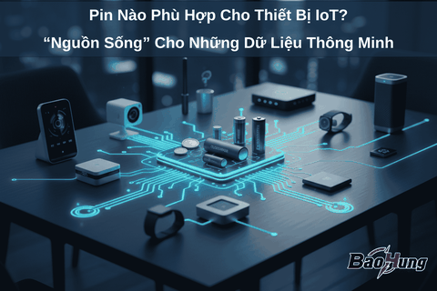 Pin Nào Phù Hợp Cho Thiết Bị IoT? – “Nguồn Sống” Cho Những Dữ Liệu Thông Minh
