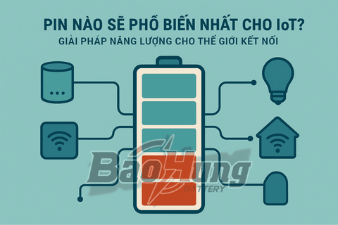 Pin Nào Sẽ Phổ Biến Nhất Cho IoT? – Giải Pháp Năng Lượng Cho Thế Giới Kết Nối