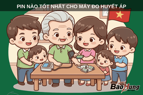 Pin Nào Tốt Nhất Cho Máy Đo Huyết Áp? – Lựa Chọn An Toàn Cho Gia Đình Việt