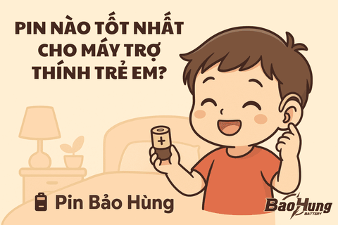 Pin Nào Tốt Nhất Cho Máy Trợ Thính Trẻ Em?