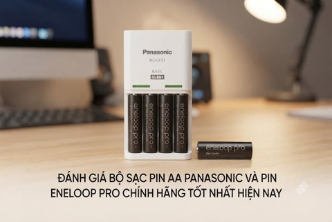 Đánh Giá Bộ Sạc Pin AA Panasonic Và Pin Eneloop Pro Chính Hãng Tốt Nhất Hiện Nay