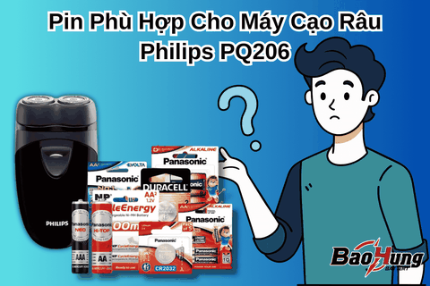 Pin Phù Hợp Cho Máy Cạo Râu Philips PQ206
