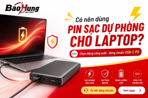 Có Nên Dùng Pin Sạc Dự Phòng Cho Laptop Không?