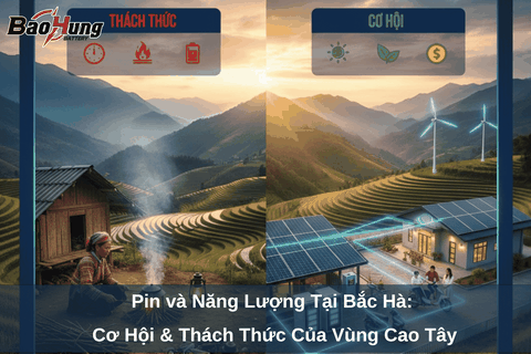 Pin và Năng Lượng Tại Bắc Hà: Cơ Hội & Thách Thức Của Vùng Cao Tây Bắc