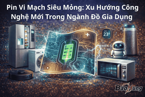Pin Vi Mạch Siêu Mỏng: Xu Hướng Công Nghệ Mới Trong Ngành Đồ Gia Dụng