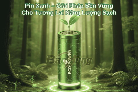 Pin Xanh – Giải Pháp Bền Vững Cho Tương Lai Năng Lượng Sạch