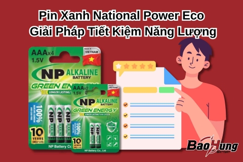 Pin Xanh National Power Eco Giải Pháp Tiết Kiệm Năng Lượng