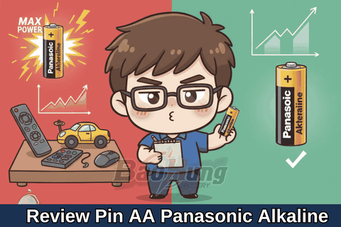 Review Pin AA Panasonic Alkaline – Hiệu Suất Có Đúng Như Quảng Cáo?
