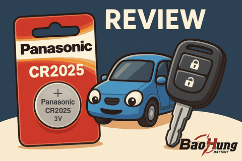 Review Pin CR2025 Panasonic Cho Remote Ô Tô