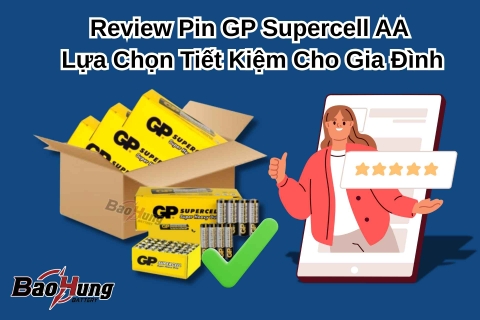 Review Pin GP Supercell AA – Lựa Chọn Tiết Kiệm Cho Gia Đình