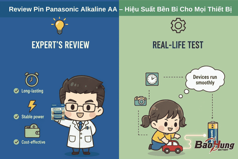 Review Pin Panasonic Alkaline AA – Hiệu Suất Bền Bỉ Cho Mọi Thiết Bị