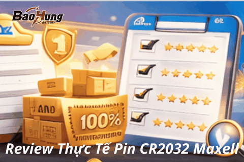 Review Thực Tế Pin CR2032 Maxell