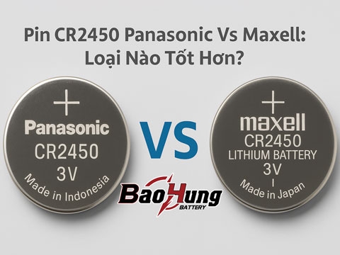 Pin CR2450 Panasonic Vs Maxell: Loại Nào Tốt Hơn?