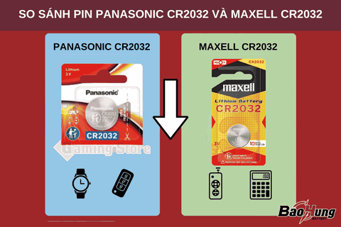 So Sánh Pin CR2032 Panasonic Và Maxell – Lựa Chọn Nào Tốt Nhất Cho Thiết Bị Của Bạn?