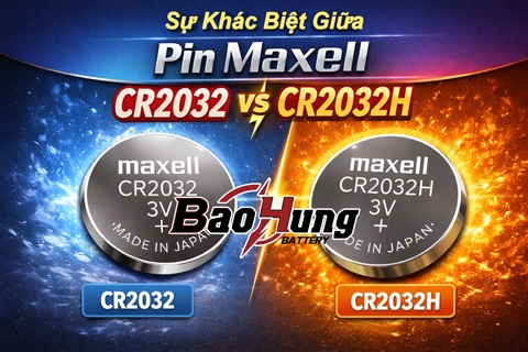 Sự Khác Biệt Giữa Pin Maxell CR2032 và CR2032H: Lựa Chọn Nào Phù Hợp Cho Bạn?