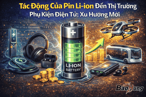 Tác Động Của Pin Li-ion Đến Thị Trường Phụ Kiện Điện Tử: Xu Hướng Mới