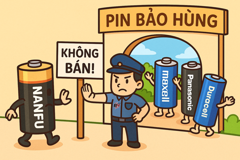 Tại Sao Pin Bảo Hùng Không Bán Pin Nanfu?