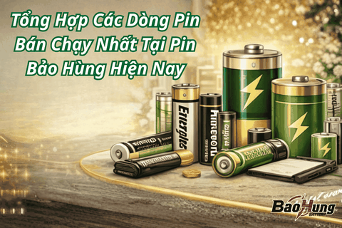 Tổng Hợp Các Dòng Pin Bán Chạy Nhất Tại Pin Bảo Hùng Hiện Nay