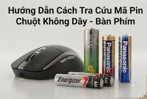 Hướng Dẫn Cách Tra Cứu Mã Pin Chuột Không Dây - Bàn Phím