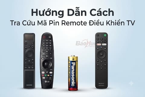Hướng Dẫn Cách Tra Cứu Mã Pin Remote Điều Khiển TV