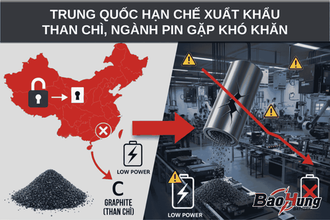 Trung Quốc Hạn Chế Xuất Khẩu Than Chì, Ngành Pin Gặp Khó Khăn