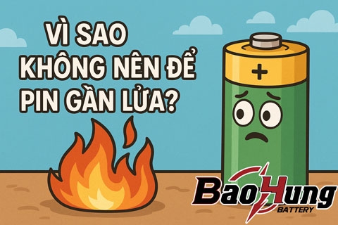 Vì Sao Không Nên Để Pin Gần Lửa?