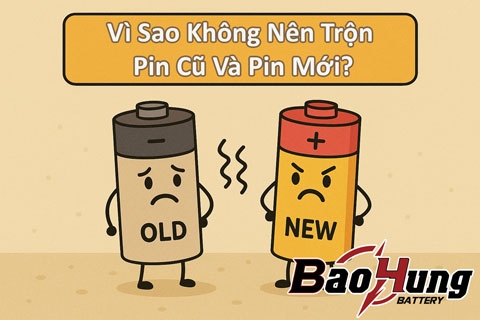 Vì Sao Không Nên Trộn Pin Cũ Và Pin Mới?