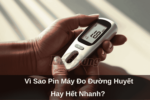 Vì Sao Pin Máy Đo Đường Huyết Hay Hết Nhanh? Nguyên Nhân & Cách Khắc Phục Hiệu Quả