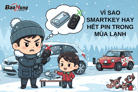 Vì Sao Smartkey Hay Hết Pin Mùa Lạnh? Nguyên Nhân & Cách Khắc Phục Hiệu Quả