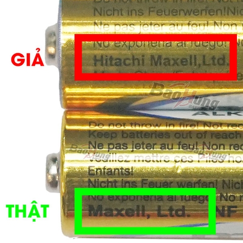 Cách Nhận Biết Pin Maxell Alkaline AA/AAA Giả Chính Xác Nhất