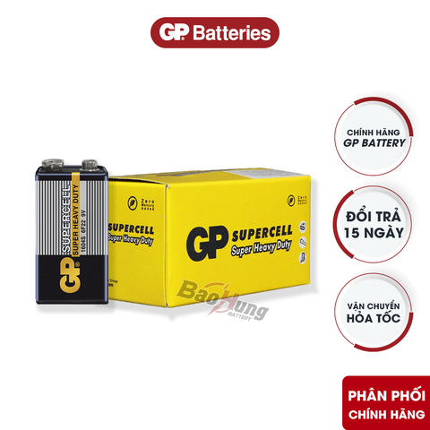 Pin GP Supercell 9V / 6F22 - Hàng Chính Hãng