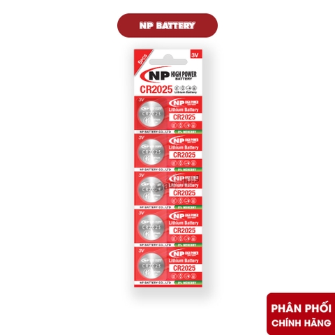 Pin National Power CR2025 Lithium 3V - Hàng Chính Hãng