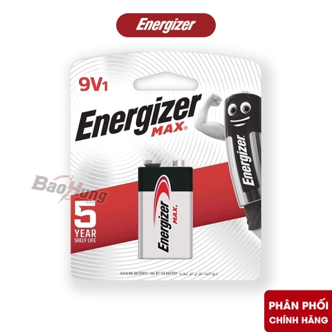 Pin Energizer Alkaline 9V (522 / BP1) - Hàng Chính Hãng