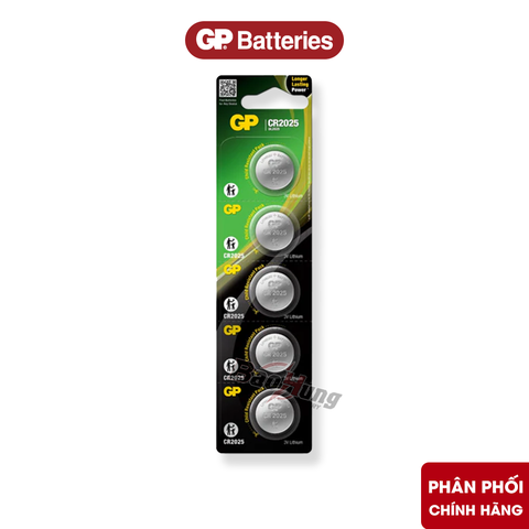 Pin GP CR2025 Lithium 3V - Hàng Chính Hãng