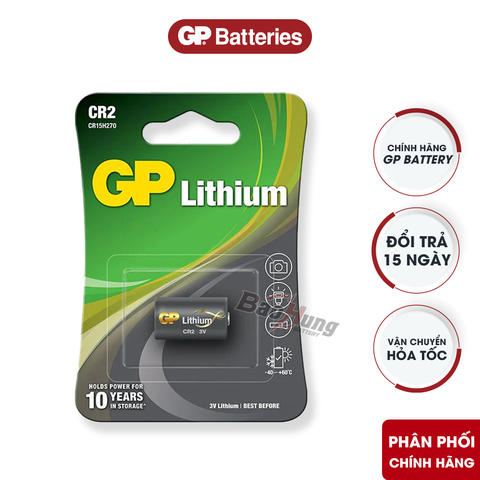 Pin GP CR2 Lithium 3V - Hàng Chính Hãng