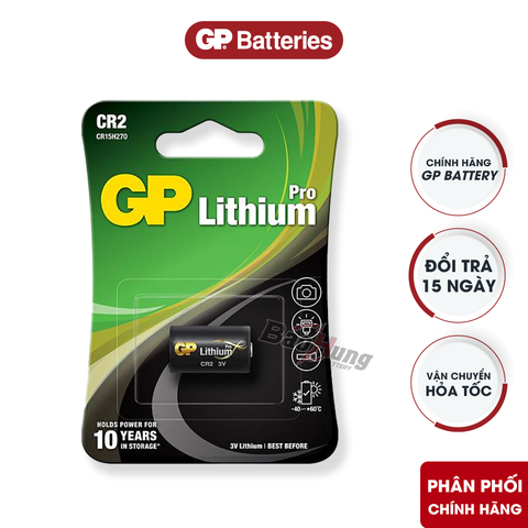 Pin GP CR2 Pro Lithium 3V - Hàng Chính Hãng