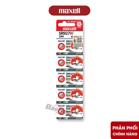 Pin Maxell SR927W / 399 (Đồng Hồ Đeo Tay) - Hàng Chính Hãng
