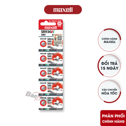 Pin Maxell SR936W / 380 (Đồng Hồ Đeo Tay) - Hàng Chính Hãng